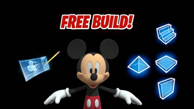 🏗️FREE BUILD MICKEY MOUSE DANCE🕺