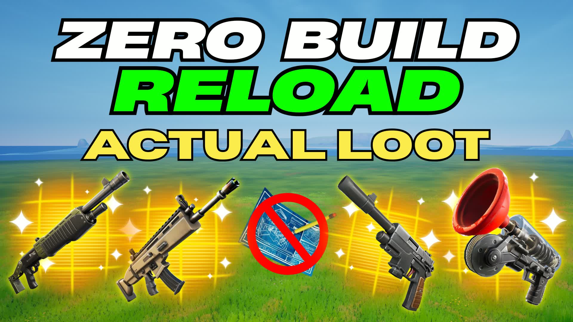 1V1V1 RELOAD ZERO BUILD ACTUAL LOOT