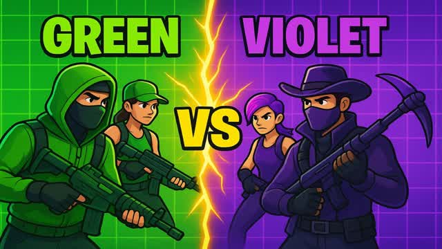 Super green vs purple