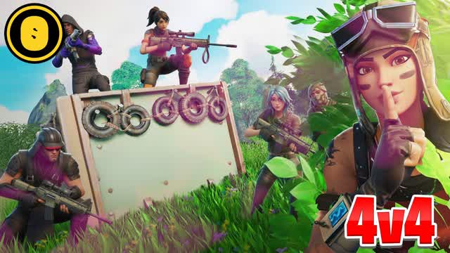 Rapid Zero Build: Legends 4v4 🎯