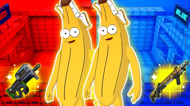 CRAZY BANANA RED VS BLUE 🔴🔵