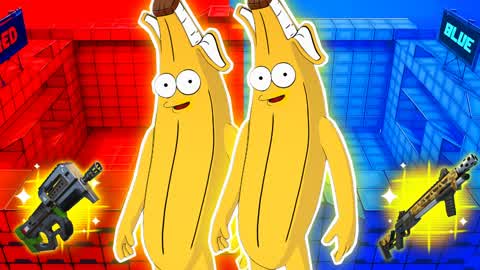 CRAZY BANANA RED VS BLUE 🔴🔵
