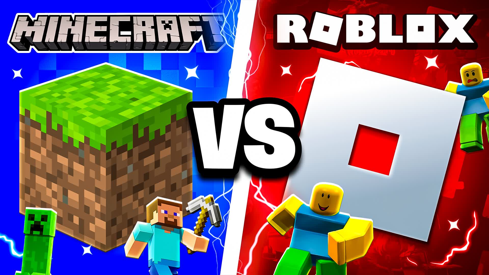 MEGA CRAZY RED VS BLUE 🔴🔵