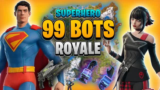99 BOTS ROYALE SUPERHEROS🏆ALL GUNS CARS