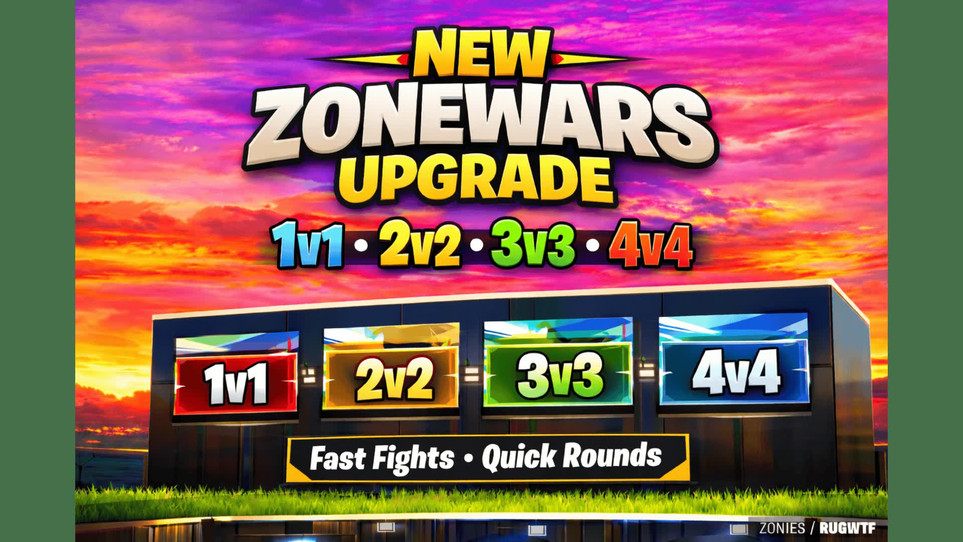 1v1 - 4v4 ZONIES