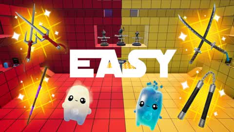 EASY- TMNT - RED VS YELLOW 🔴🌕