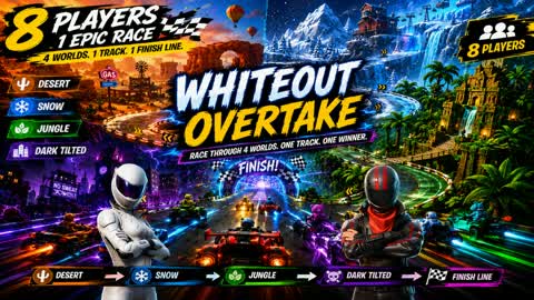 Whiteout Overtake Race