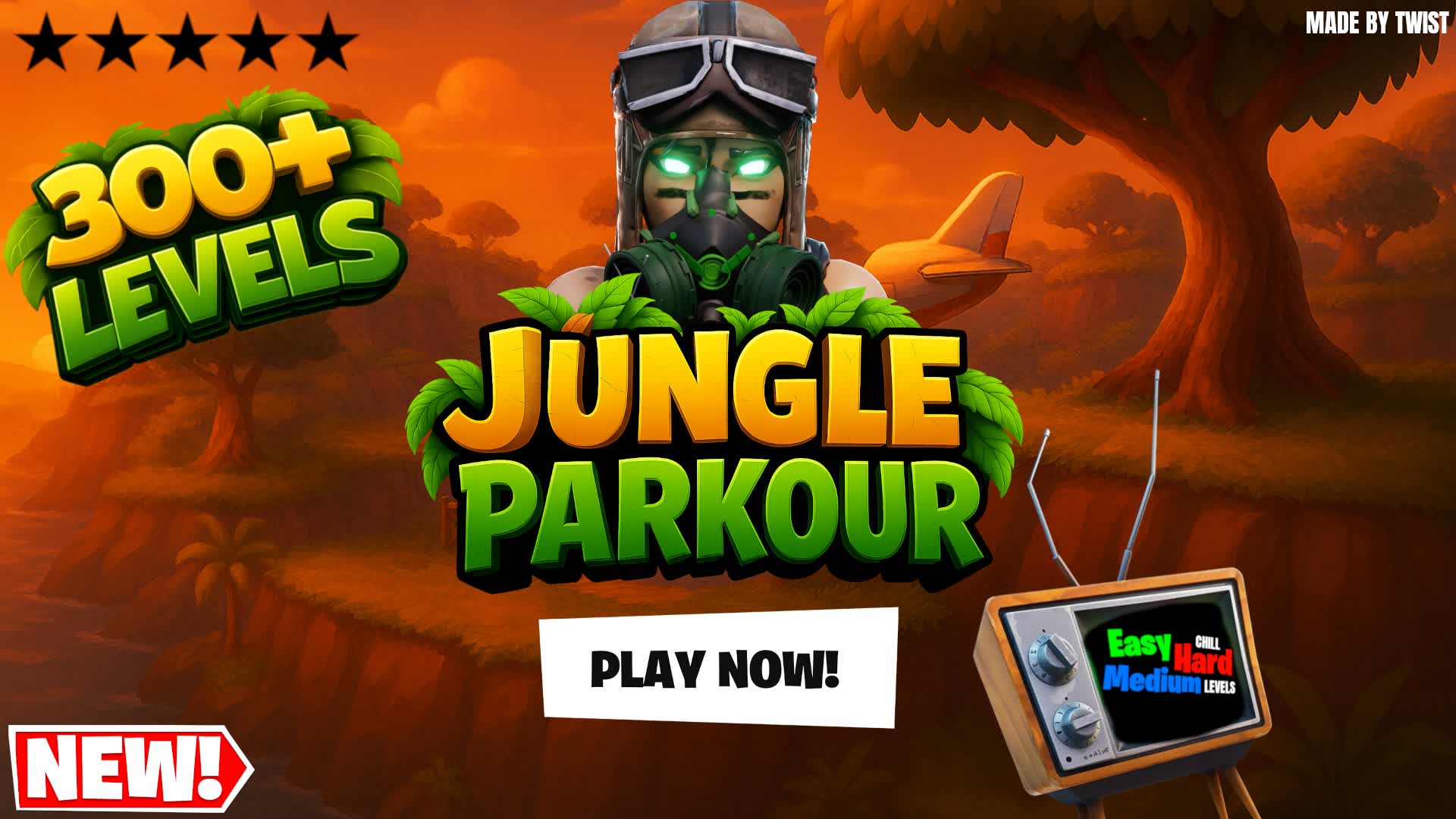 Jungle Parkour 300+ Levels