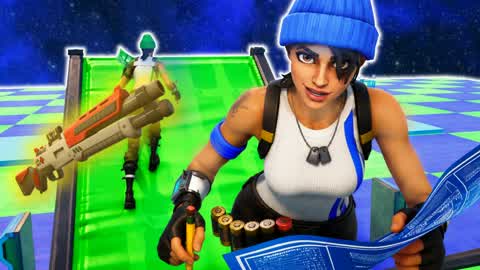 1v1 Build Fights - GREEN VS BLUE 🎯 FFA
