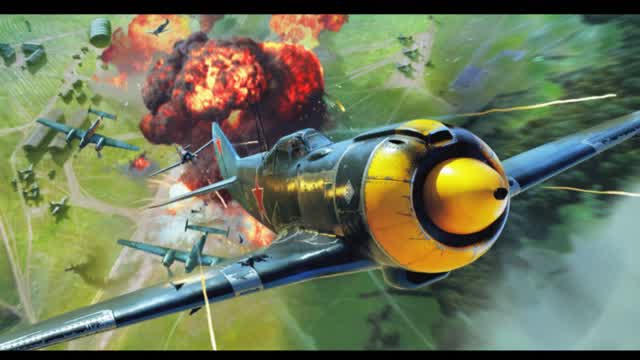 Battle of planes and tanks