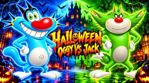 BRAINROTS OGGY VS JACK 🟢🔵[Updated]