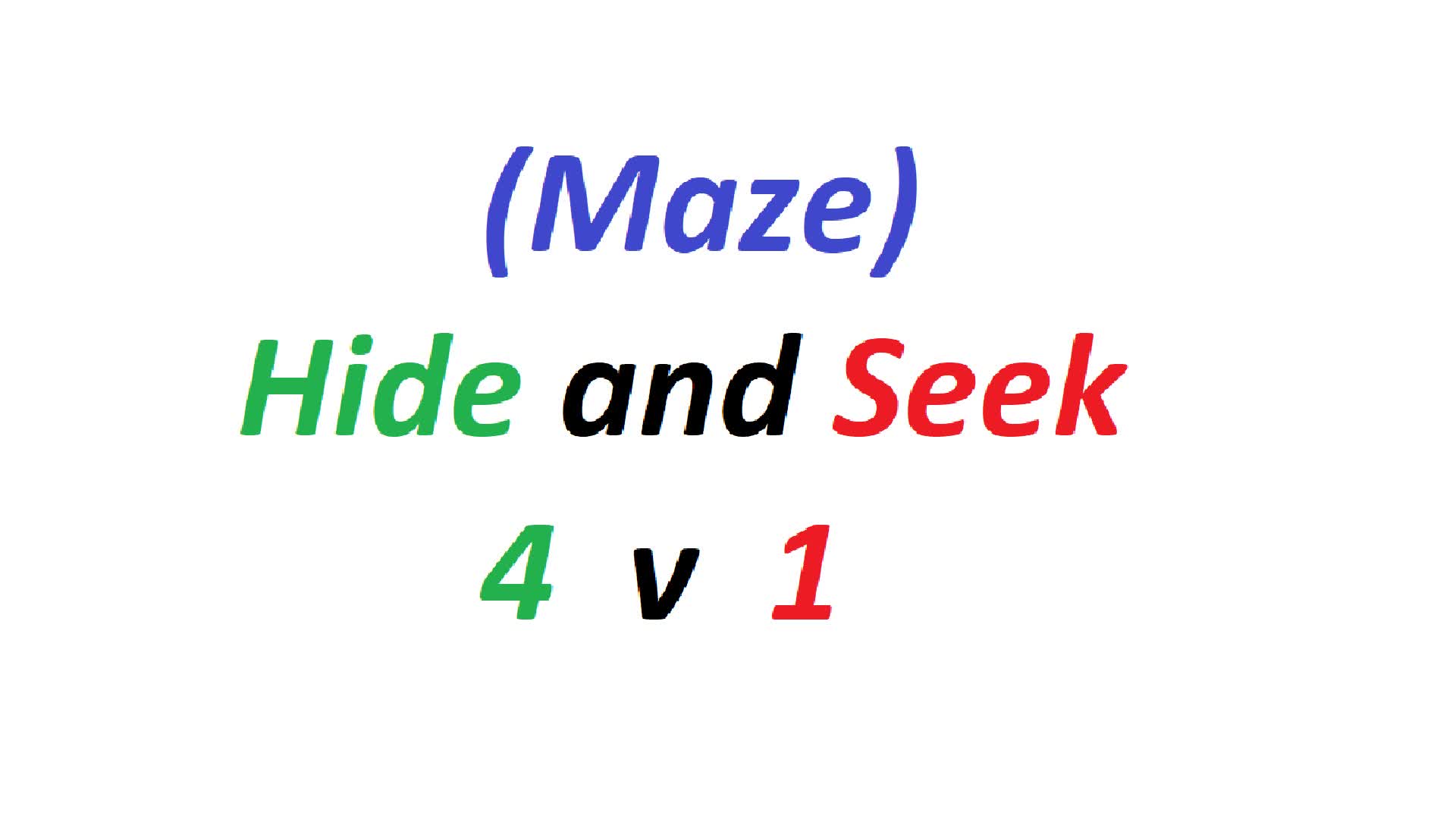 (Maze) Hide and Seek 4 vs 1 166495074847 من ابتكار parable Fortnite