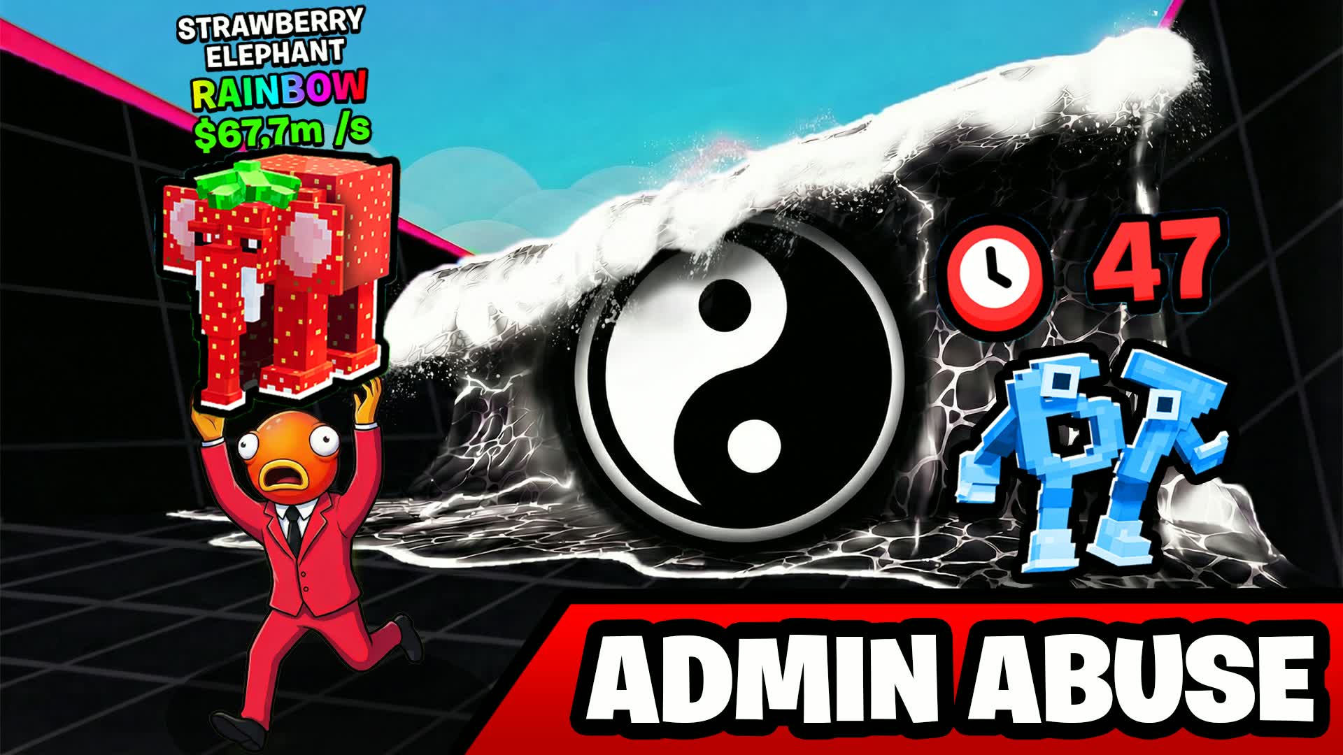 ブレインロットのためにおかしな津波のエスケープ