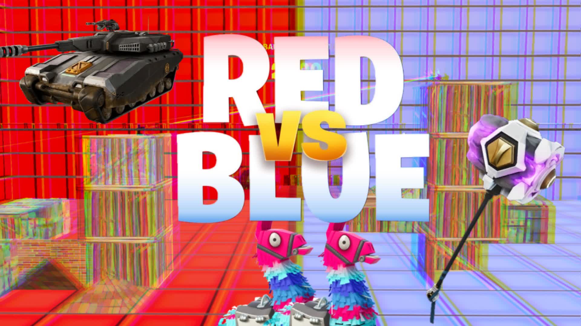 (new weapons) CRAZY RED vs BLUE🔴🔵