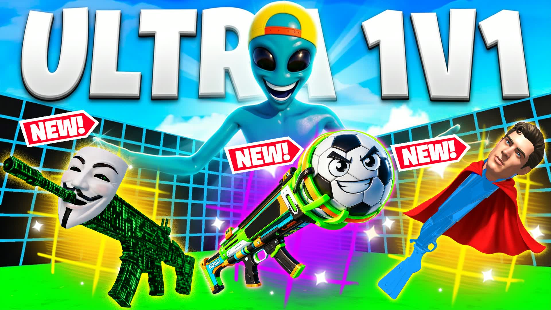 ULTRA 1V1 ALL GUNS & RED CARS BUILD FFA