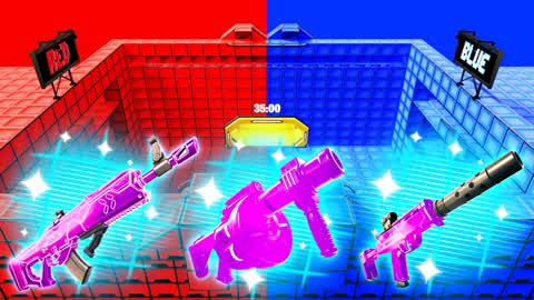 CRAZY RED VS BLUE - ALL GUNS & RIDES