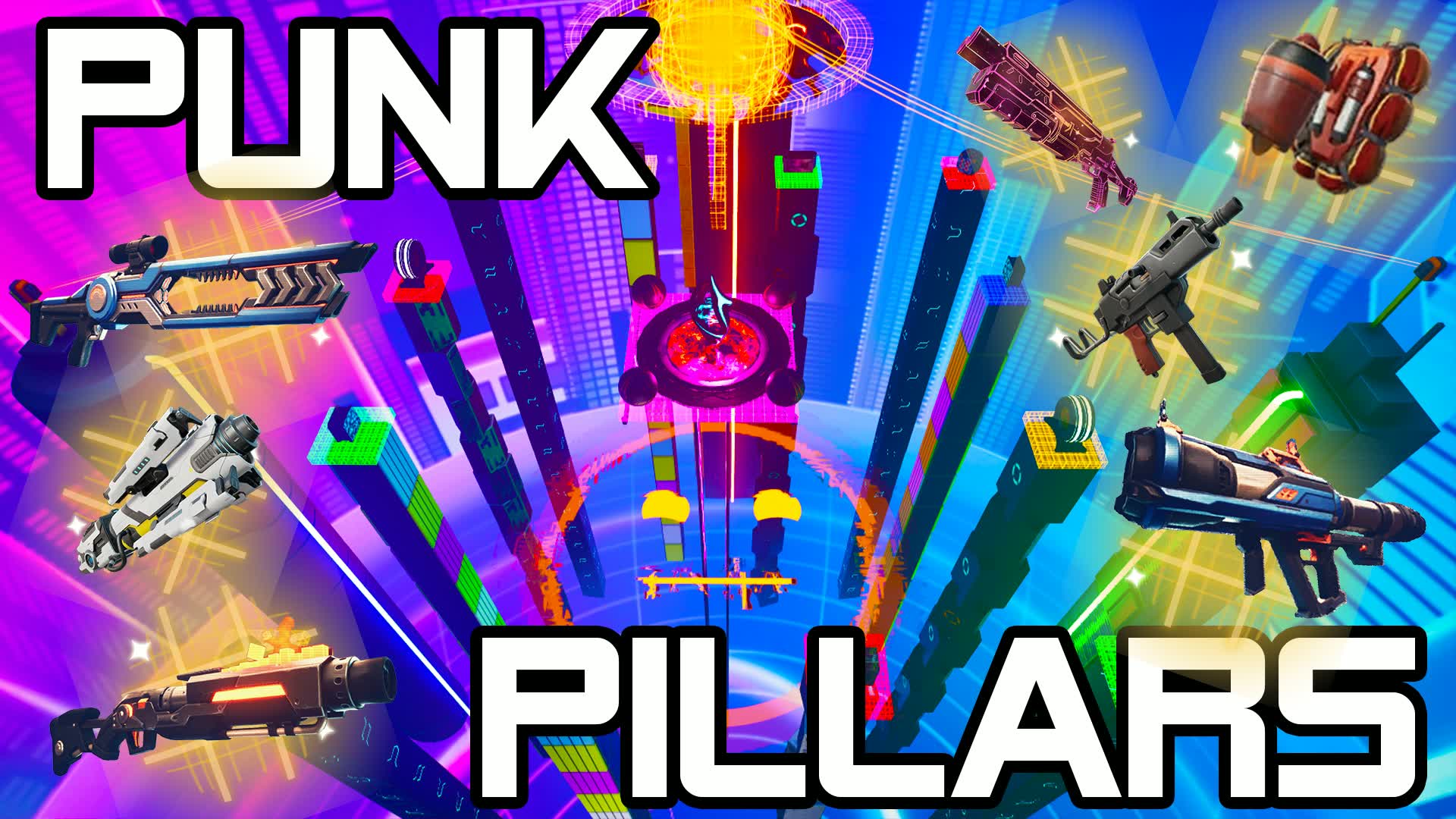 Cyberpunk Pillars