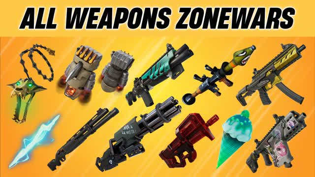 ENDLESS ZONEWARS - ALL WEAPONS