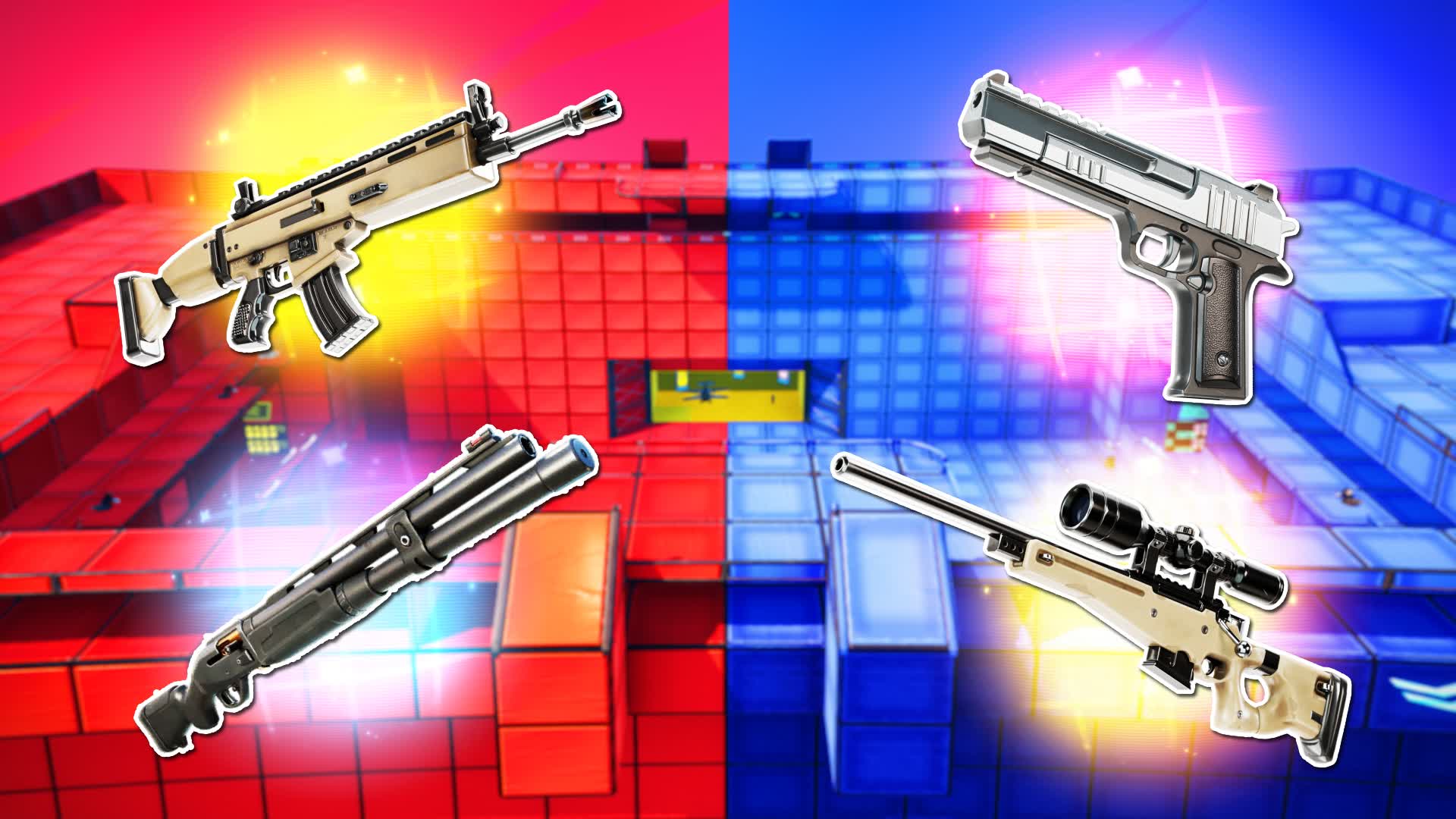 🔴RED VS BLUE🔵10 V 10