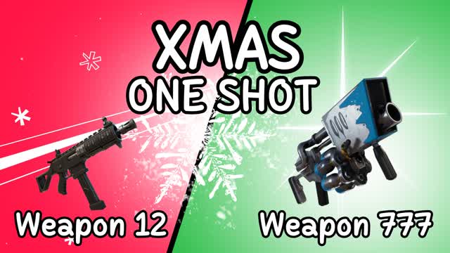 🎄CRAZY XMAS ONE SHOT🎯 GUN GAME🎅
