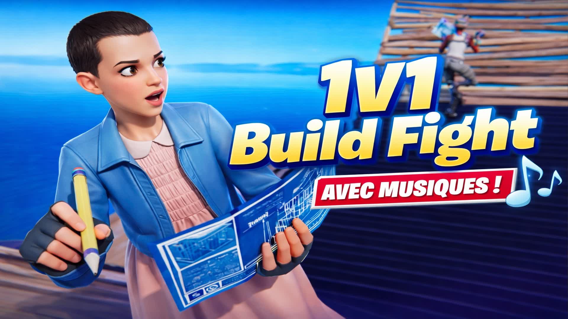 1V1 Build Fight – Upside Down 🧇⚡🌌