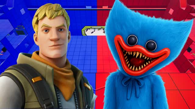 HUGGY VS NOOB RED VS BLUE 🔴🔵