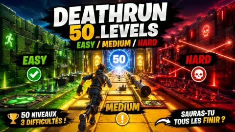 Deathrun 50 levels Easy/Medium/Hard