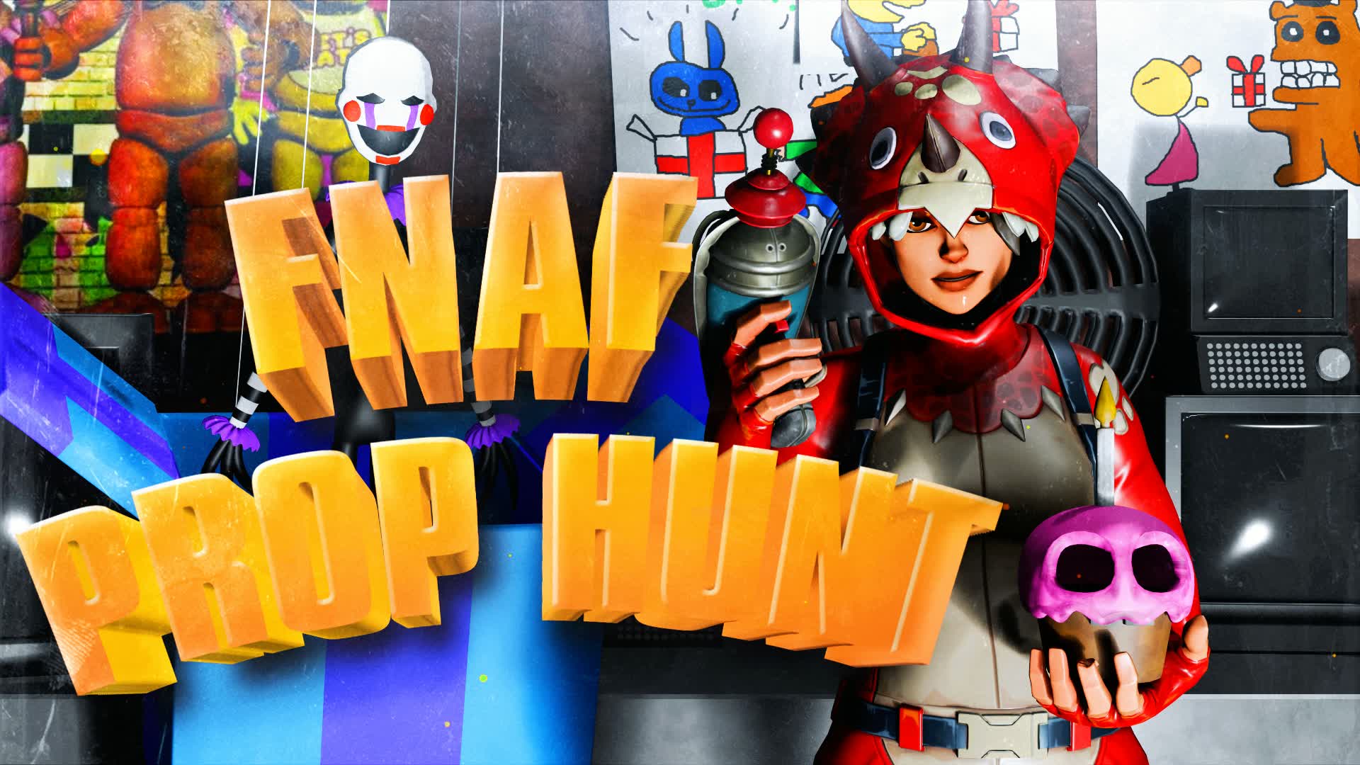 FNAF 1  XXL PROP HUNT - fortnite