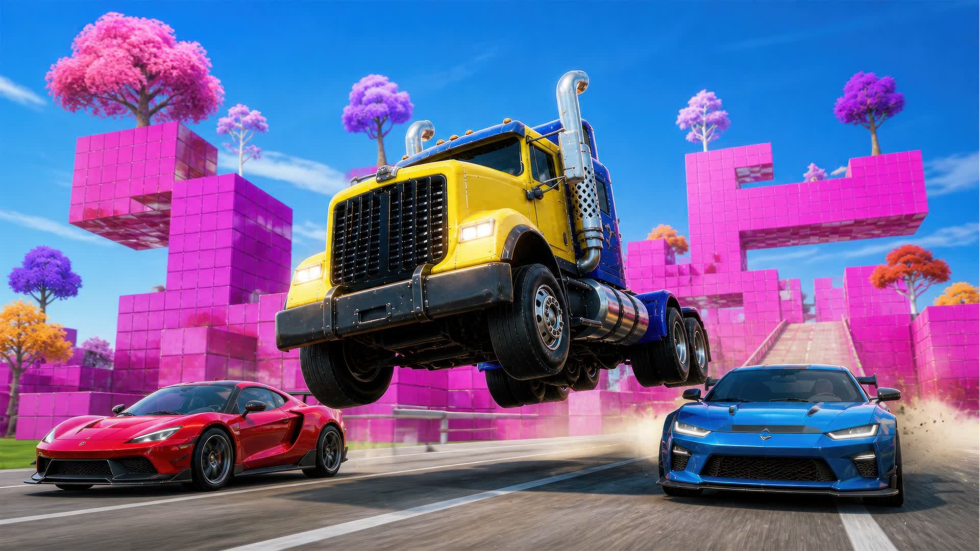 MEGA CAR RAMP CHAOS 🚗💥