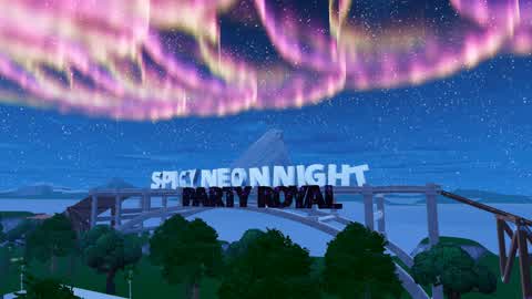 NeonLights party Royale map