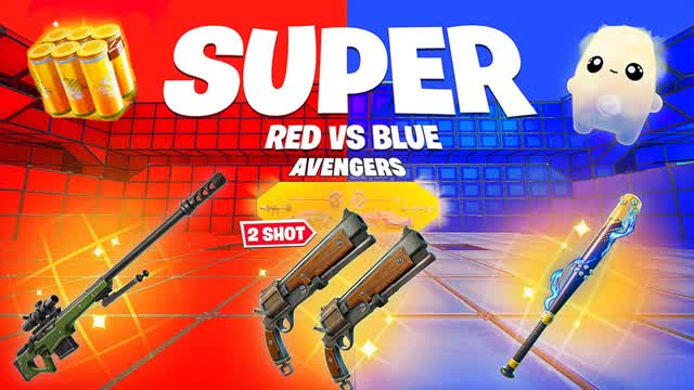 SUPER RED VS BLUE AVENGERS 🔴🔵
