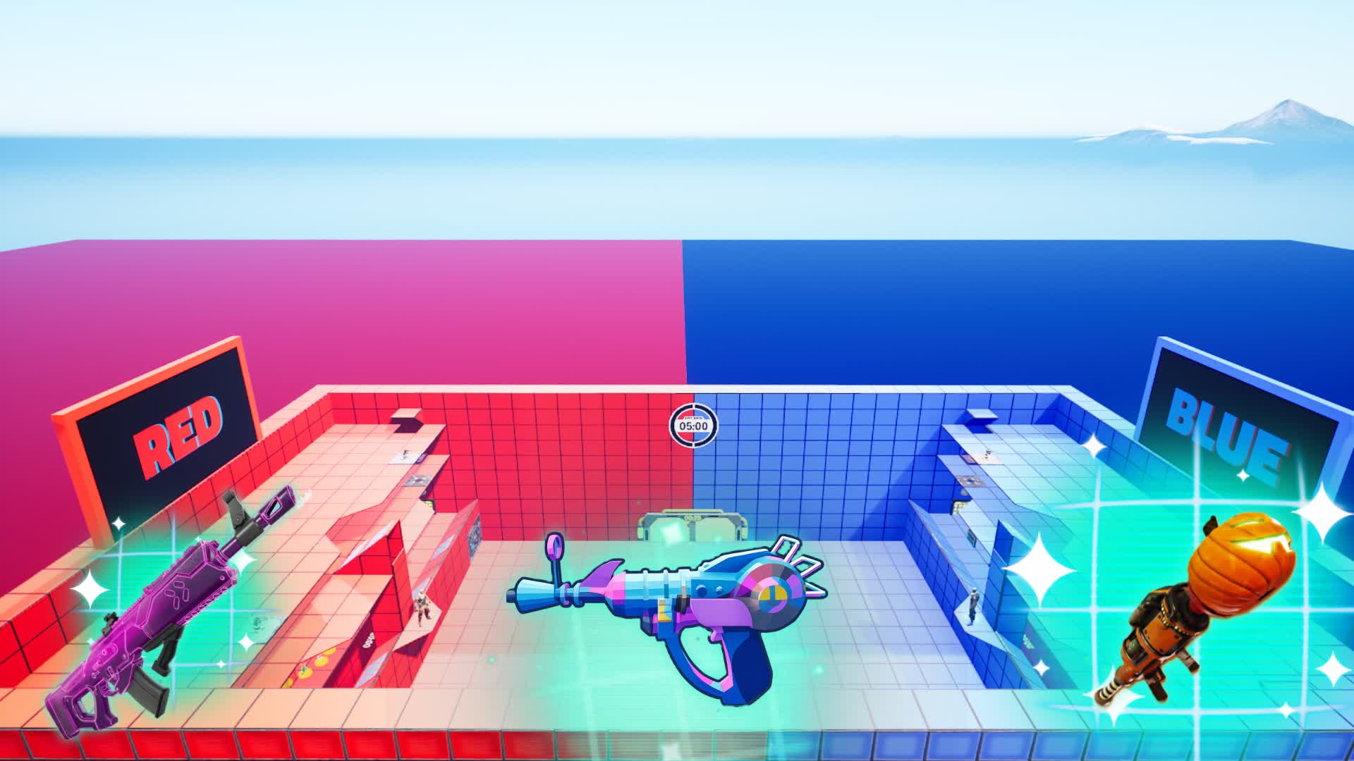 MODERN RED VS BLUE🔴🔵