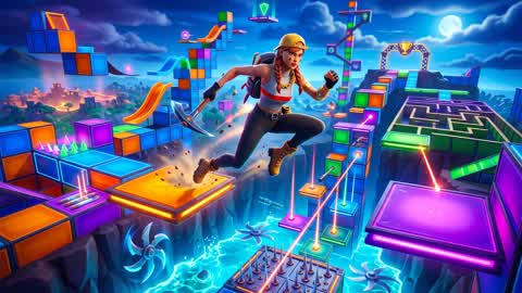 NEON CUBE DEATHRUN 🧊
