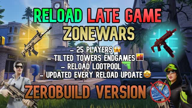 ❌ZEROBUILDS❌🏆Tilted Reload Late Game🏆