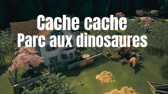 Cache cache - Parc aux dinosaures