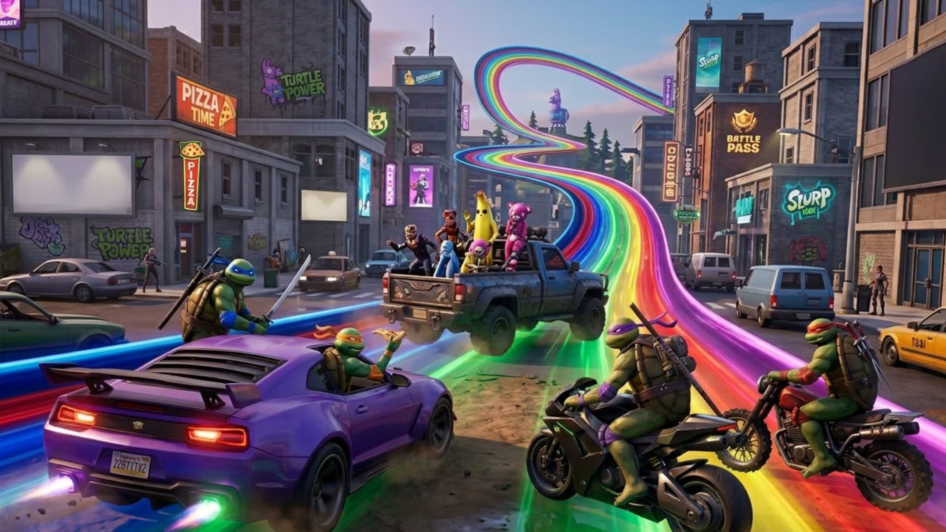 忍者タートルズ メガ・ランプカーゲーム 🔧2026