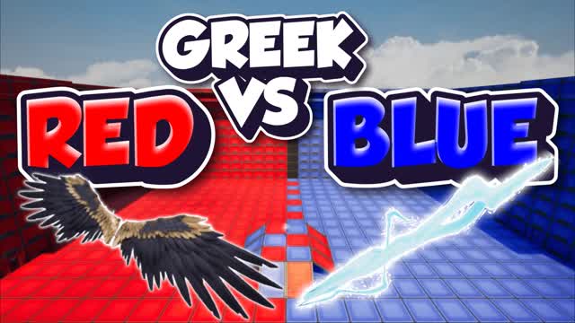 Greek Red vs Blue 🏛️