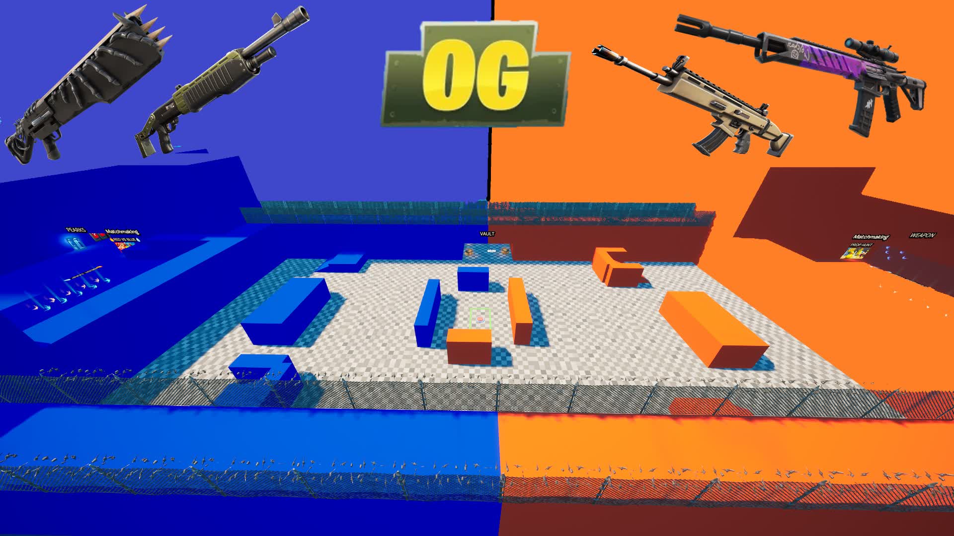 OG ORANGE VS BLUE HORROR 4372 8549 1270 By Apfel Fortnite 