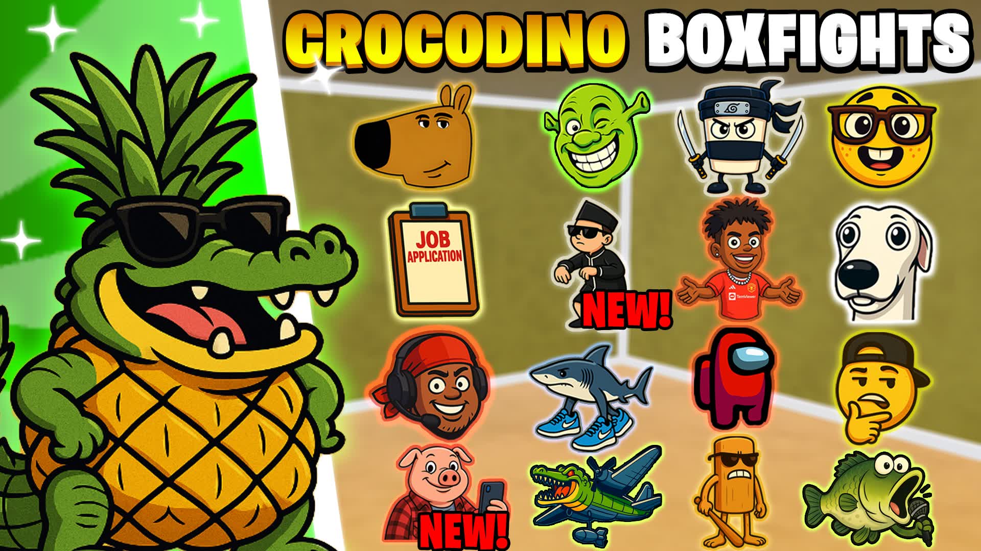 CROCODINO BOXFIGHTS 😂