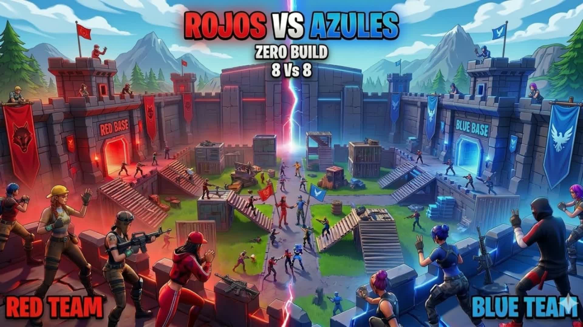 レッズ対ブルース-ゼロビルド