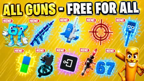 FUNY BRAINROT FFA 1V1- ALL GUNS & RIDES
