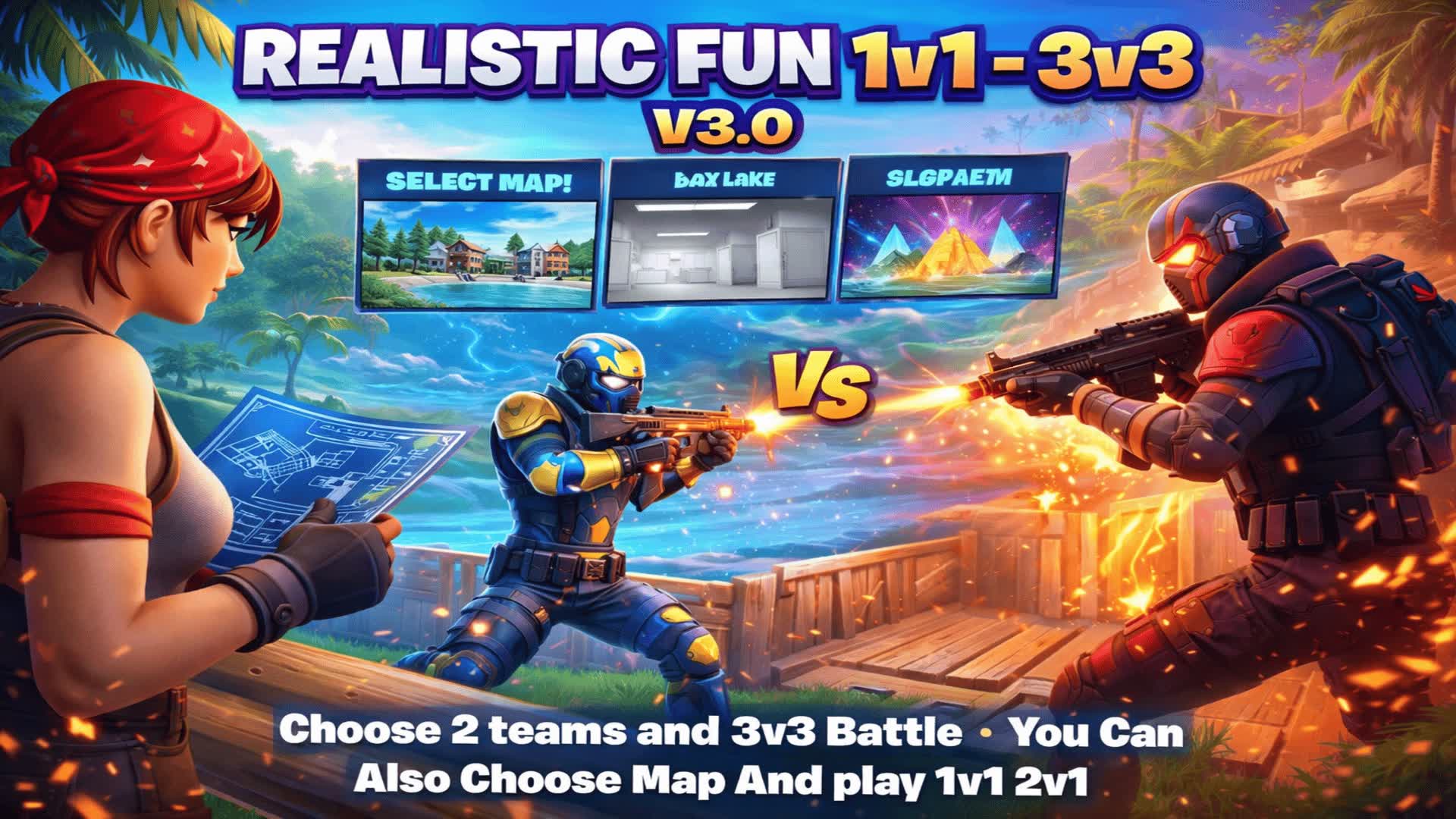 Realistic Fun 1v1 - 3v3 V3.0