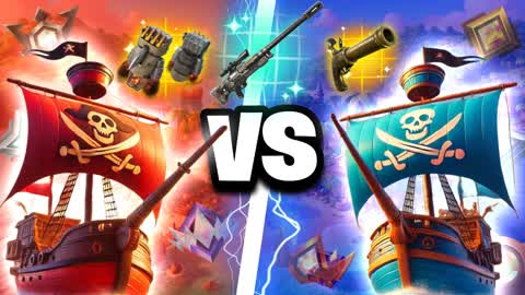 MEGA BOATS RED VS BLUE