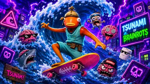 ESCAPE TSUNAMI TO GET BRAINROT