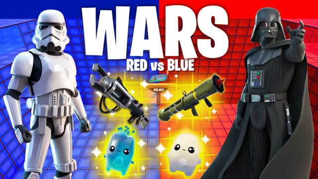SUPER WARS RED VS BLUE🔴🔵
