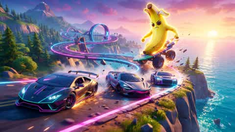 Neon Drift 🍌🏎️