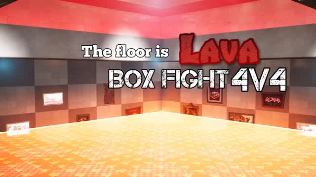 The floor is lava box fight (4v4)