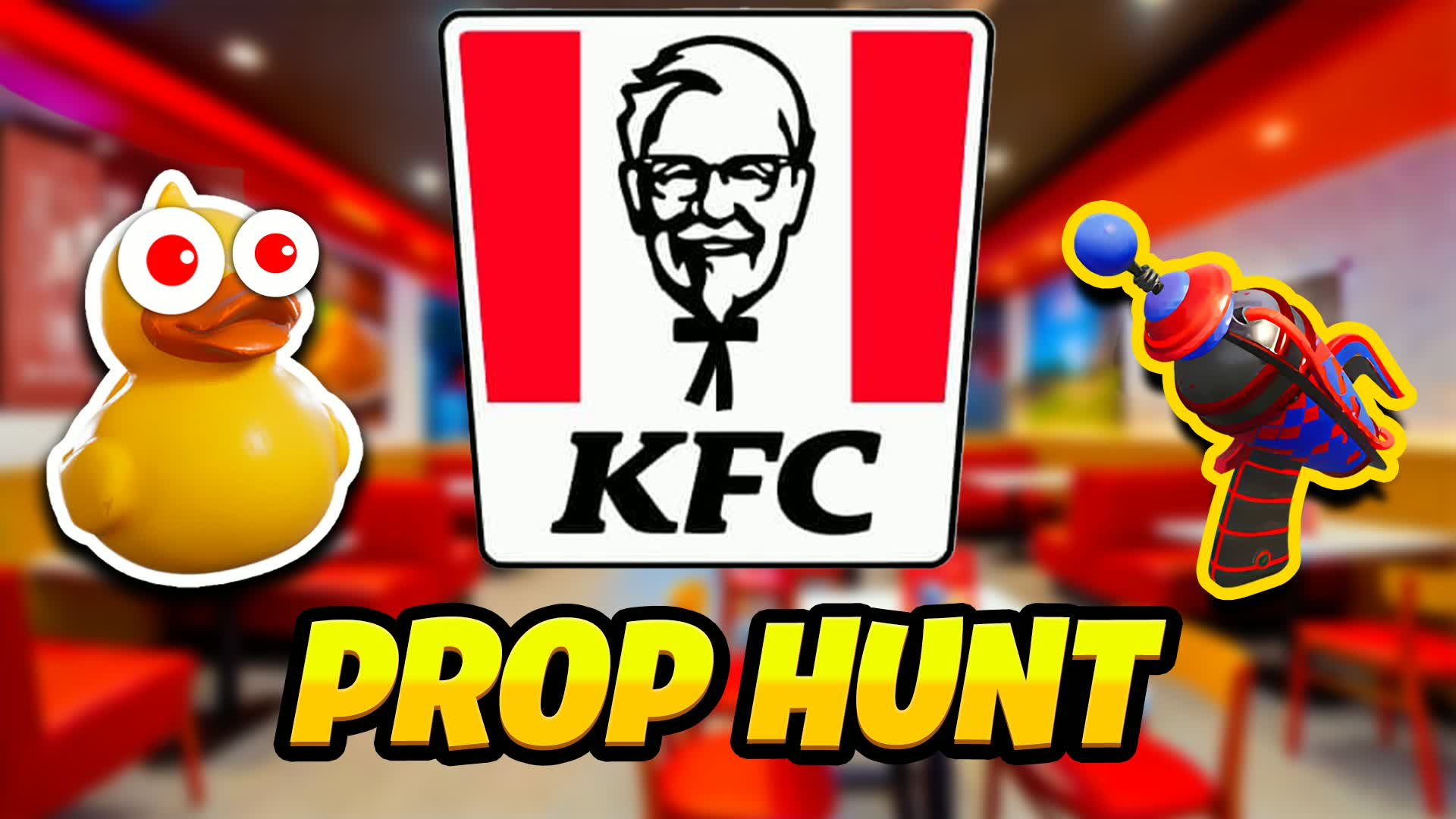 KFC PROP HUNT 🍟 HIDE AND SEEK