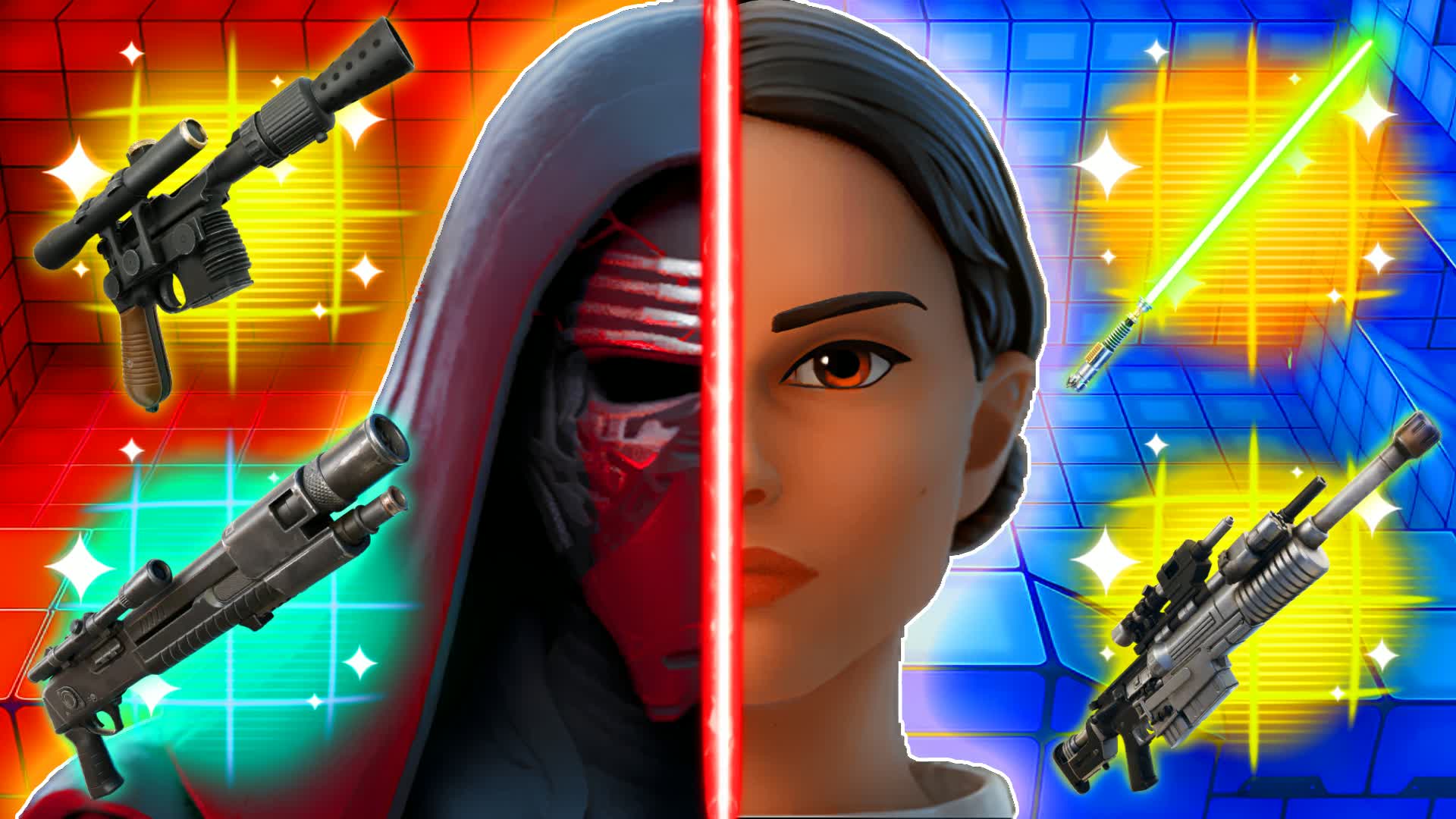 🔴KYLO VS PADME🔵 STARWARS