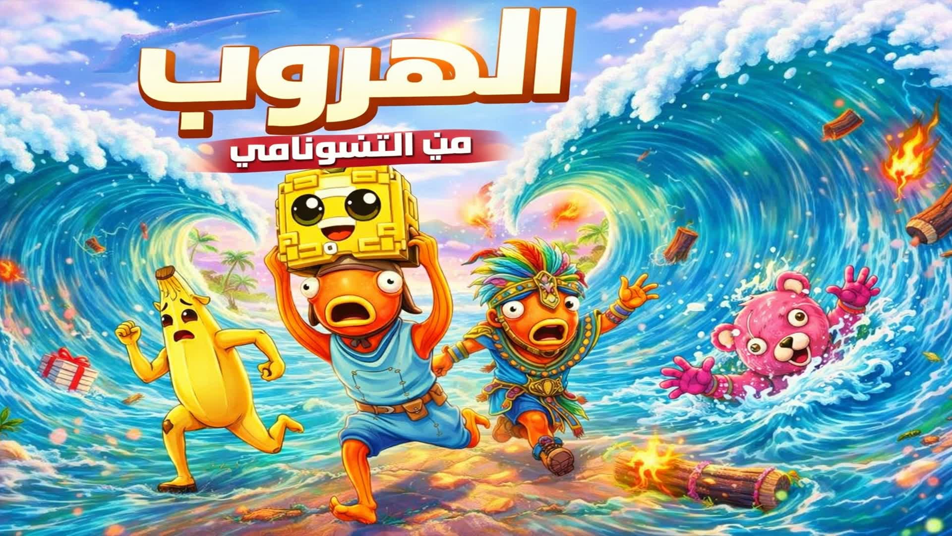 津波からの脱出 🌊👽